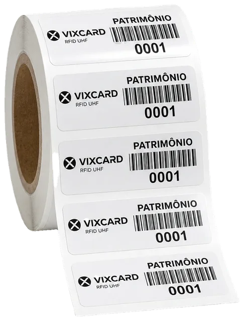 Rolo de etiquetas RFID UHF Vixcard