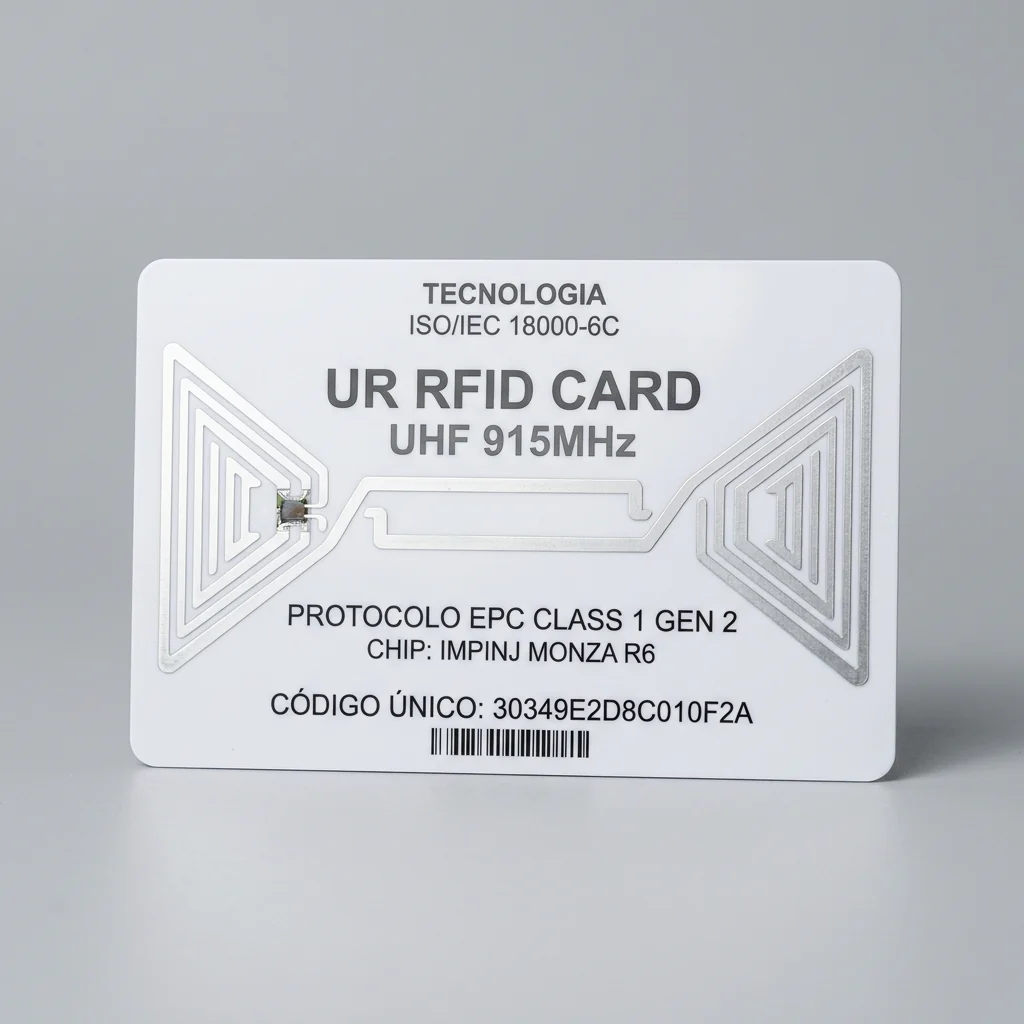 Cartão RFID UHF 915Mhz