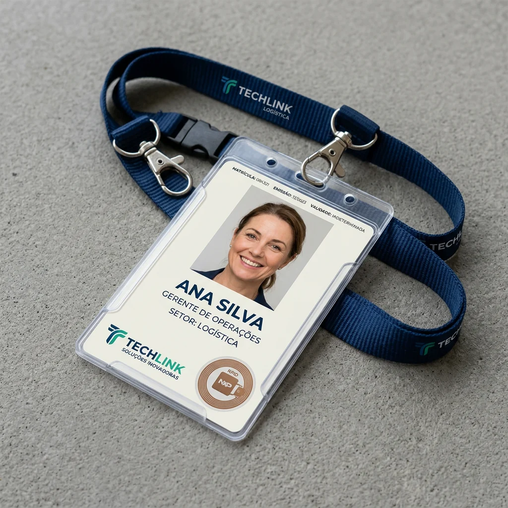 Crachá com Foto RFID