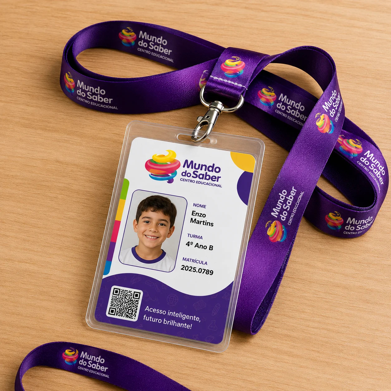 Foto 2 de 7 — Crachá em PVC personalizado Vixcard — Vixcard